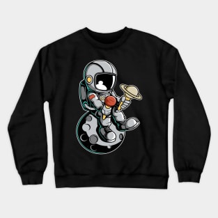 Astronaut Ice Cream Crewneck Sweatshirt